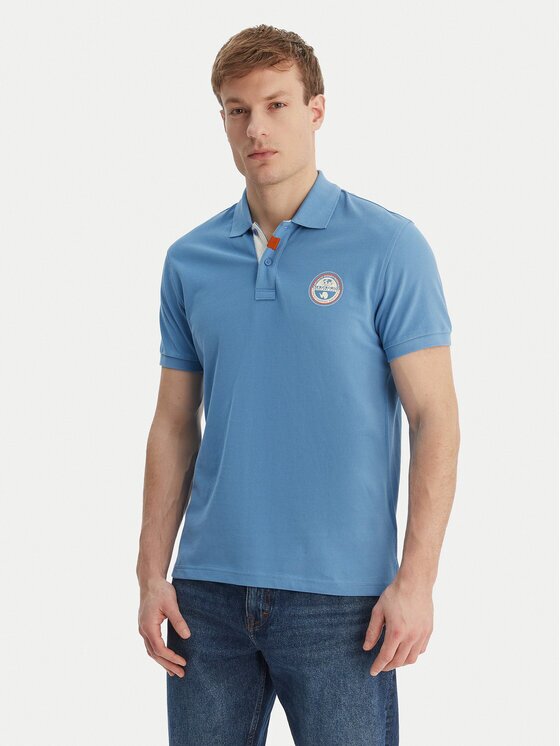 Napapijri Tricou polo E-Clanis NP0A4ID3 Regular Fit