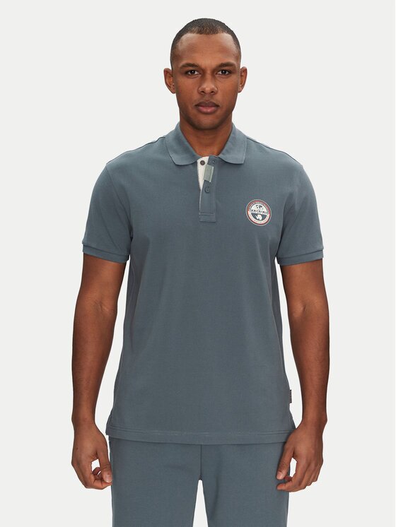 Napapijri Tricou polo E-Clanis NP0A4ID3G1Y1 Regular Fit