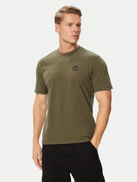 Napapijri Tricou S-Badge NP0A8949 Regular Fit