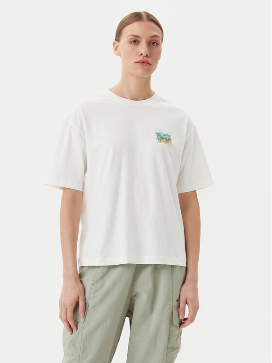 Napapijri Tricou S-Nice NP0A4IG4 Écru Regular Fit