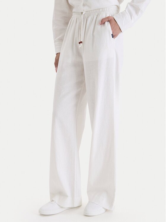 Nautica Pantaloni din material W126-NALTR-1020-01X Wide Leg