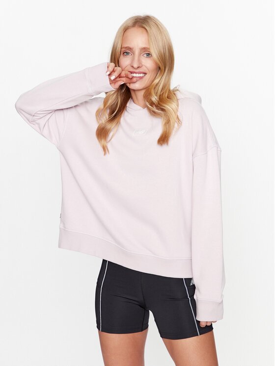 New Balance Bluză Essentials French Terry Hoodie WT33512 Regular Fit