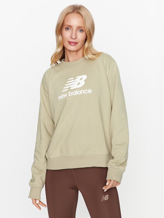 New Balance Bluză Essentials Stacked Logo French Terry Crewneck WT31532 Regular Fit