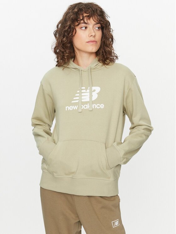 New Balance Bluză Essentials Stacked Logo Hoodie WT31533 Regular Fit