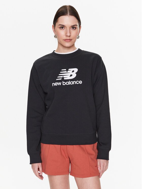 New Balance Bluză Essentials Stacked Logo WT31532 Relaxed Fit