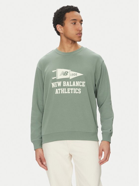 New Balance Bluză MT51929DKJ Relaxed Fit
