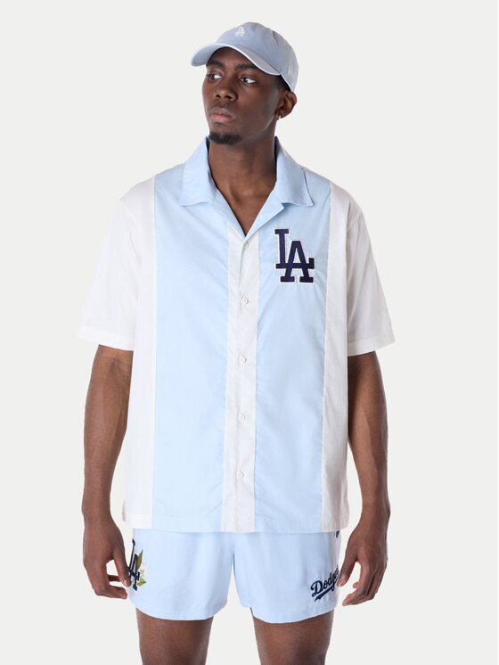 New Era Cămașă LA Dodgers Stripe Revere 60596335 Regular Fit