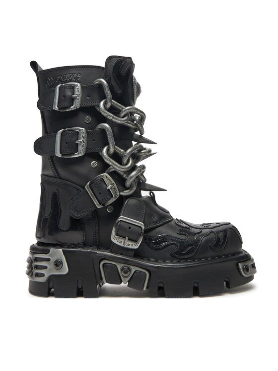 New Rock Bocanci M-727-S5 Negru