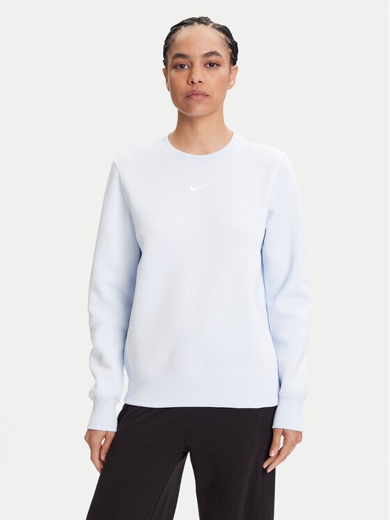 Nike Bluză Phoenix Fleece DQ5751 Albastru celest Regular Fit