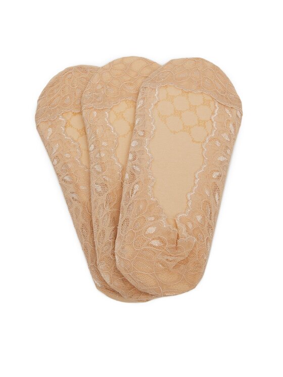 NINE WEST Șosete joase LA_NW_4WB_004_SS25 (3-PACK) Bej