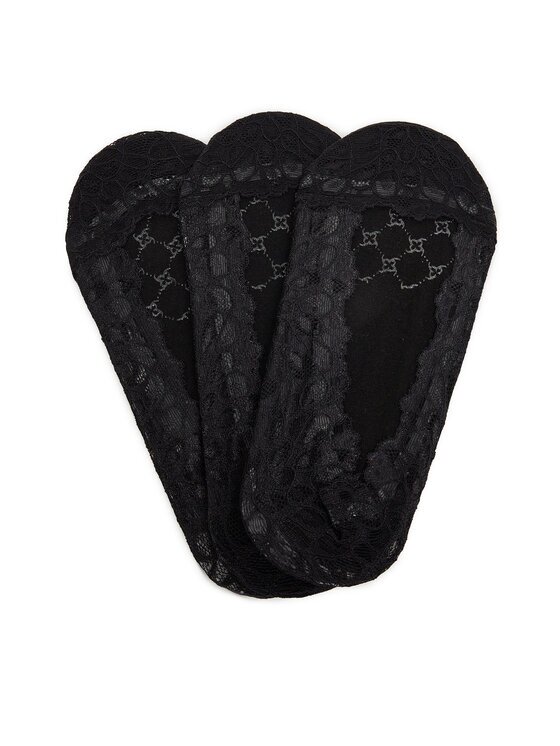 NINE WEST Șosete joase LA_NW_4WB_005_SS25 (3-PACK) BLACK Negru