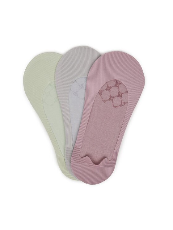 NINE WEST Șosete joase LA_NW_4WB_007_SS25 (3-PACK) MIX Colorat