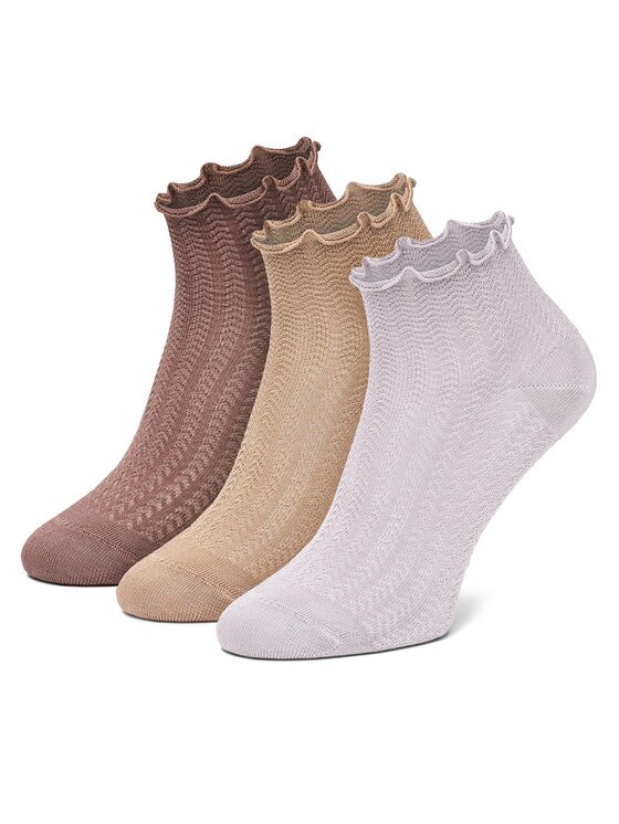 NINE WEST Șosete lungi KR_NW_LETIZIA_Z_SS25 (3 PACK) Colorat