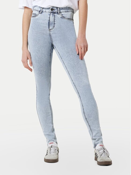 Noisy May Blugi Callie 27030614 Albastru celest Skinny Fit
