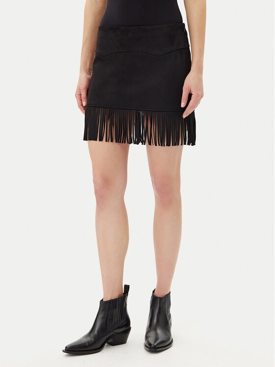 Noisy May Fustă din imitație de piele Abby 27033111 Regular Fit