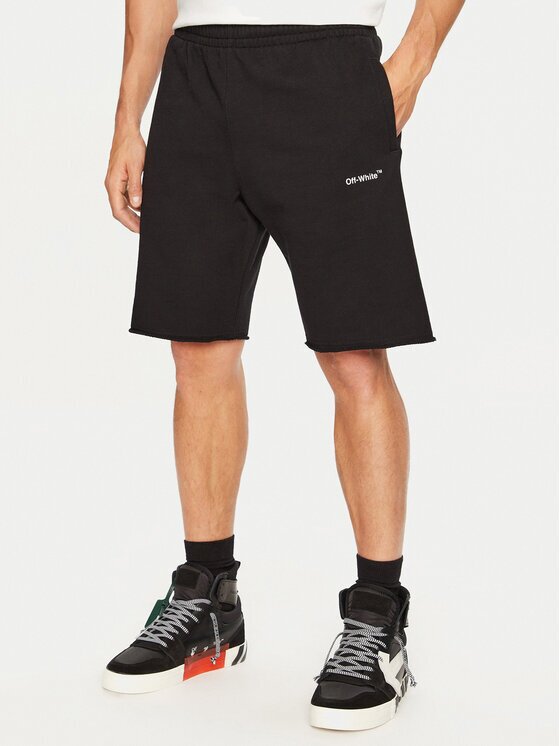 OFF-WHITE Pantaloni scurți sport OMCI006S22FLE0151001 Regular Fit