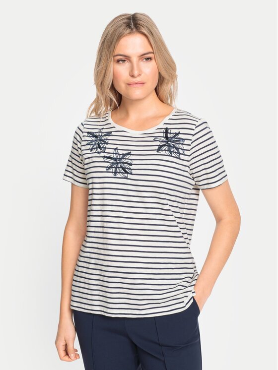 Olsen Tricou 11105068 Écru Regular Fit