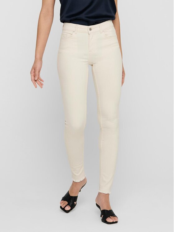 Only Blugi 15218655 Écru Skinny Fit
