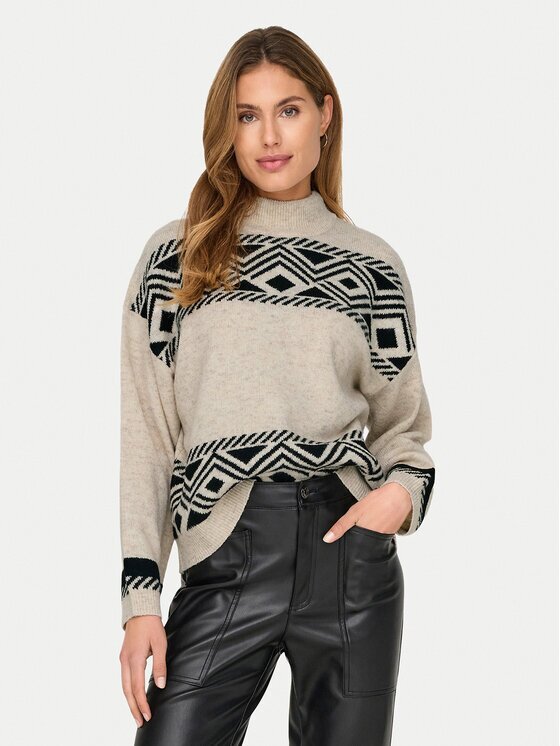 Only Bluză cu gât Victoria 15321179 Regular Fit