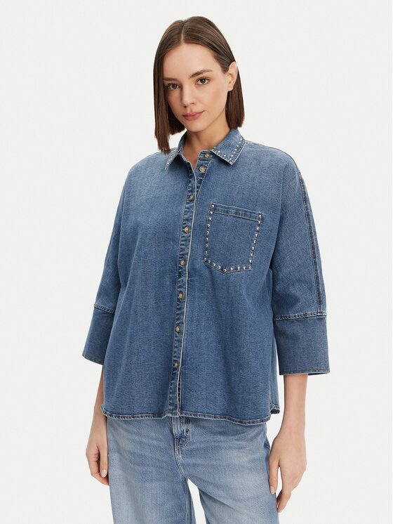 Only cămașă de blugi Grace 15338585 Loose Fit