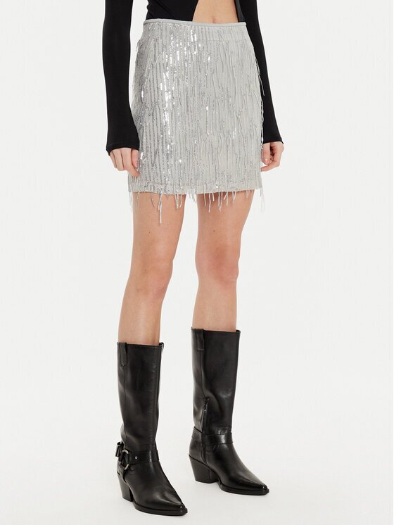 Only Fustă mini Spacy 15305742 Slim Fit