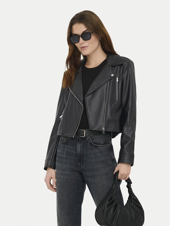 Only Geacă din imitație de piele Carmen 15361396 Regular Fit