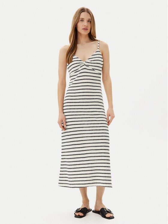Only Rochie de vară Eva 15346296 Écru Regular Fit