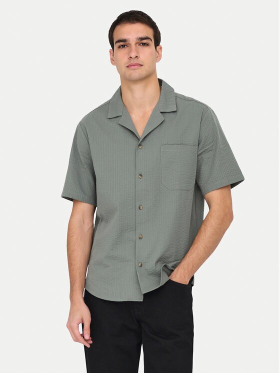 Only & sons Cămașă Eye Resort 22030342 Relaxed Fit