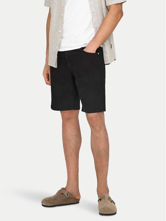 Only & sons Pantaloni scurți de blugi Edge 22028012 Regular Fit