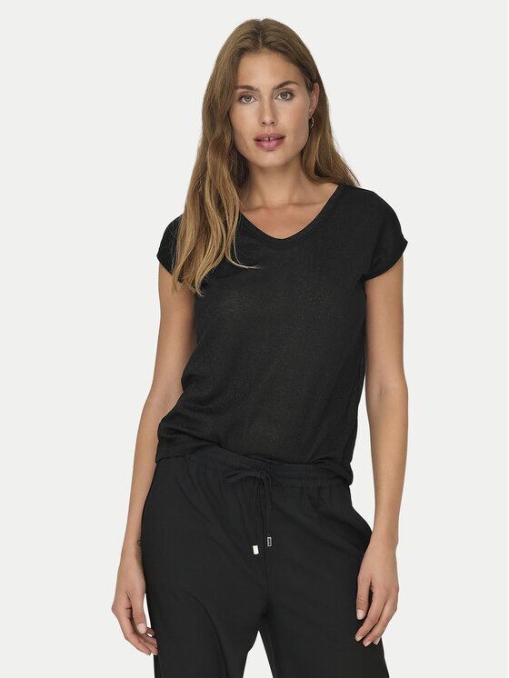 Only Tricou Silvery 15136069 Loose Fit