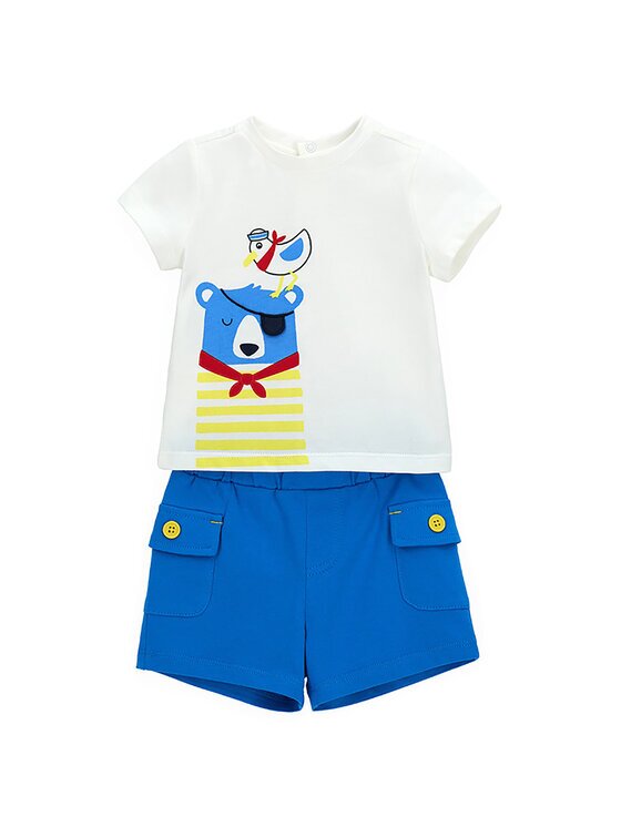 Original Marines Set tricou și pantaloni scurți DFP6038BM Regular Fit