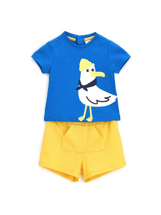 Original Marines Set tricou și pantaloni scurți DFP6039BM Regular Fit