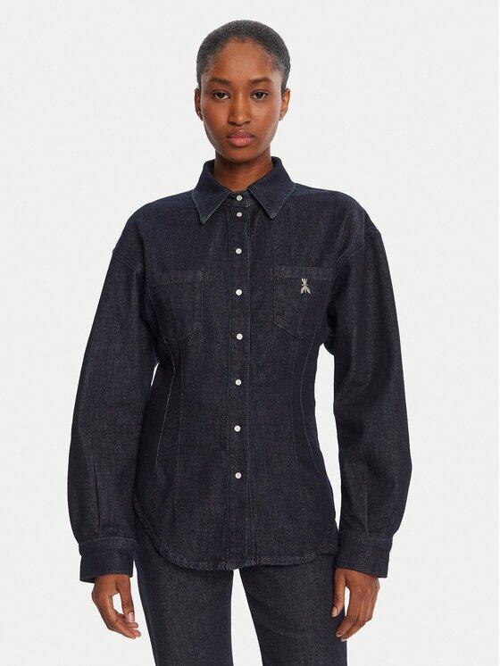 Patrizia Pepe cămașă de blugi 8C0795/D113-CA74 Regular Fit
