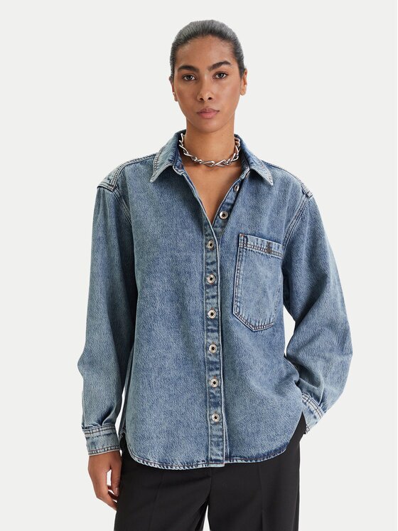 Patrizia Pepe cămașă de blugi 8C0833/D108-CB05 Regular Fit
