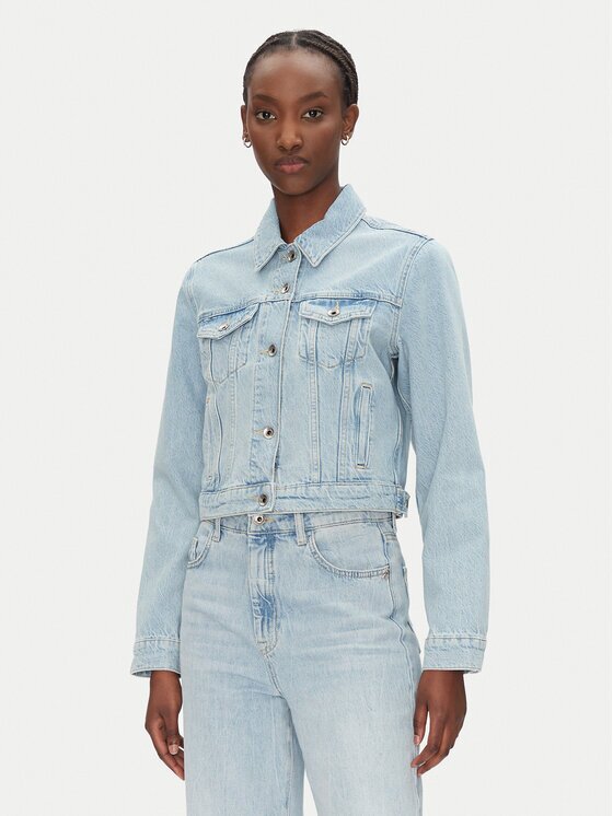 Patrizia Pepe Geacă de blugi 8O0170/D1WZB-CA49 Regular Fit