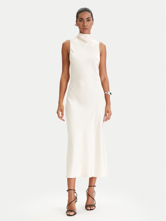 Patrizia Pepe Rochie cocktail 8A1627/A269-W409 Écru Regular Fit
