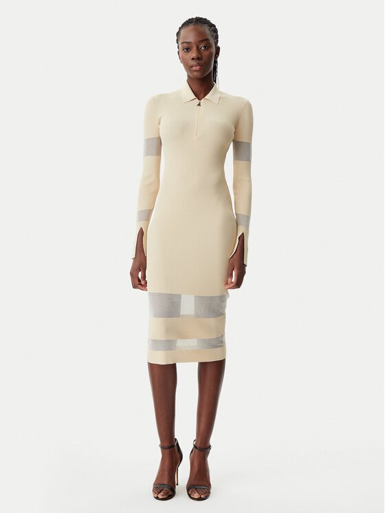 Patrizia Pepe Rochie tricotată 8A1420/K078-B814 Slim Fit