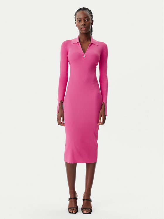 Patrizia Pepe Rochie tricotată 8A1491/K078-R846 Slim Fit