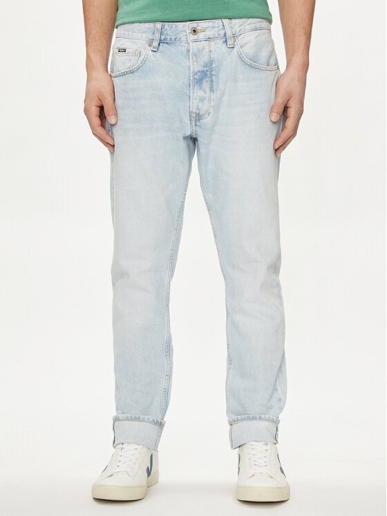 Pepe Jeans Blugi PM207392 Albastru celest Tapered Fit