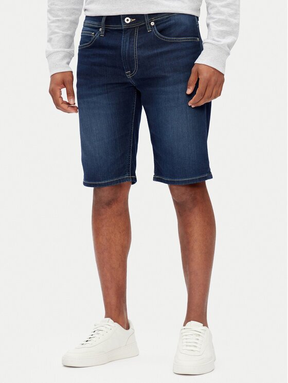 Pepe Jeans Pantaloni scurți de blugi PM801075 Slim Fit