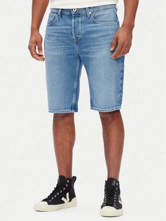 Pepe Jeans Pantaloni scurți de blugi PM801079 Loose Fit