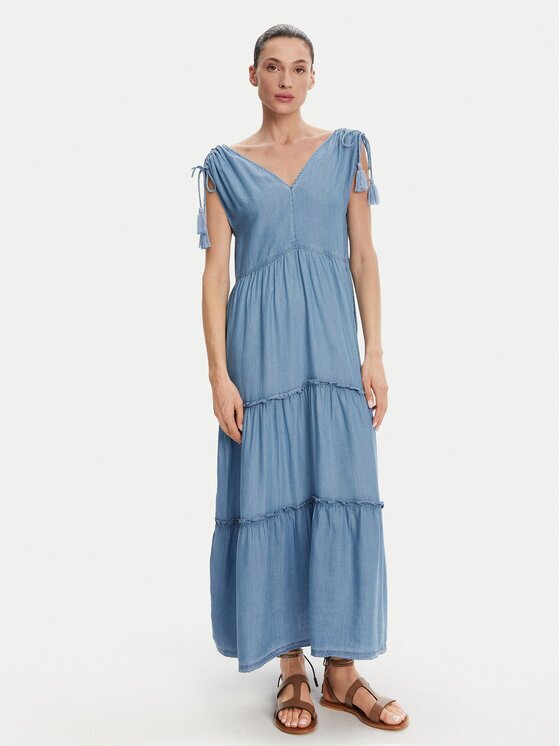Pepe Jeans Rochie de zi Effie PL953664 Loose Fit