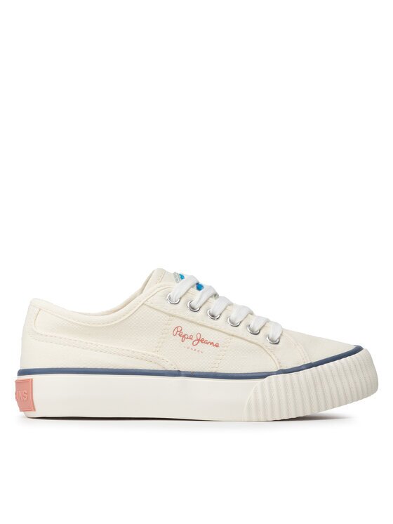 Pepe Jeans Teniși Ottis Platform Girl Alb