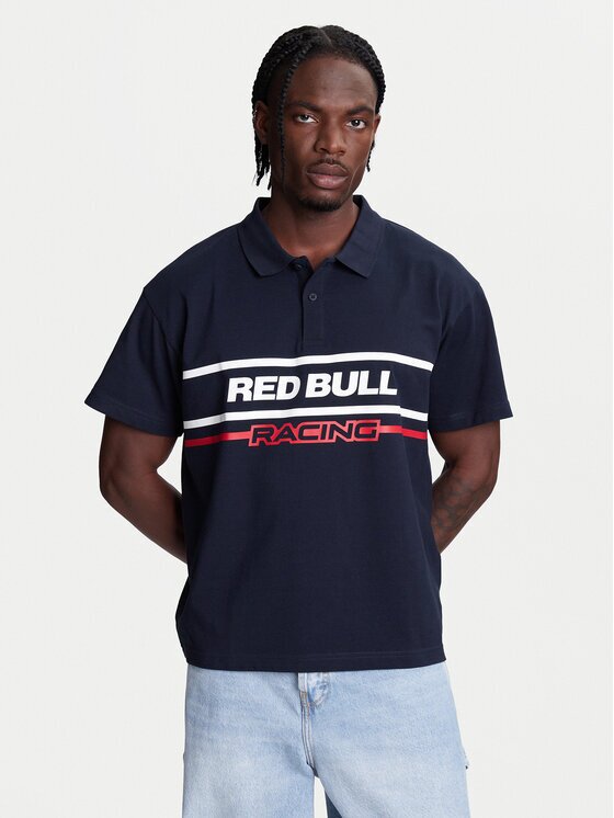 Pepe Jeans Tricou polo Red Bull Racing Moto Panel RM540017 Regular Fit