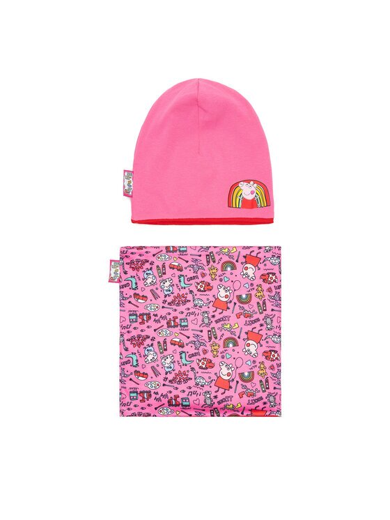 Peppa Pig Set căciulă și fular tip guler ACCCS-AW24-112PP