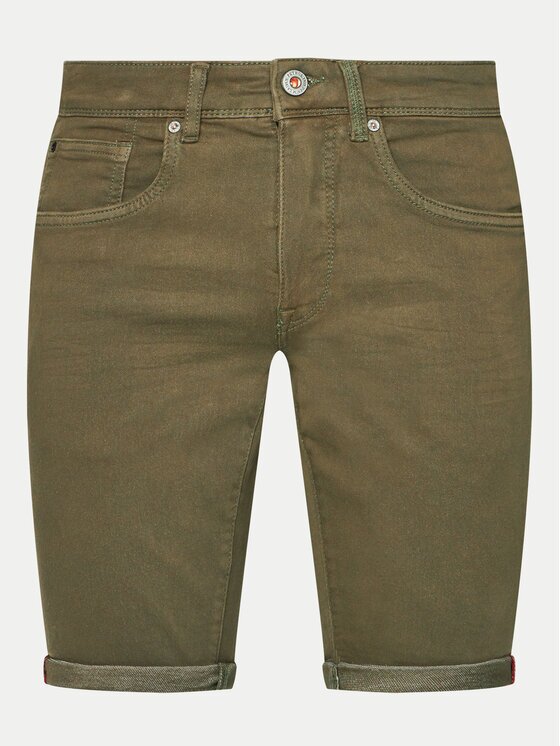 Petrol Industries Pantaloni scurți de blugi M-1030-SHO005 Bej Regular Fit