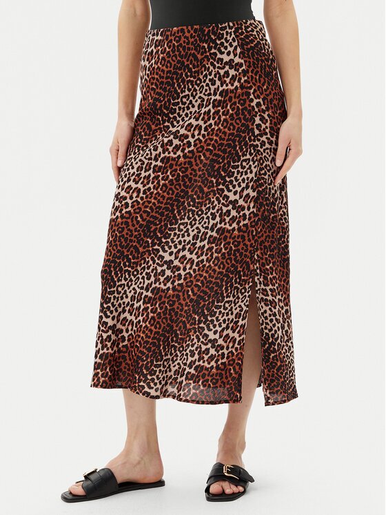Pieces Fustă midi Nya 17147811 Regular Fit