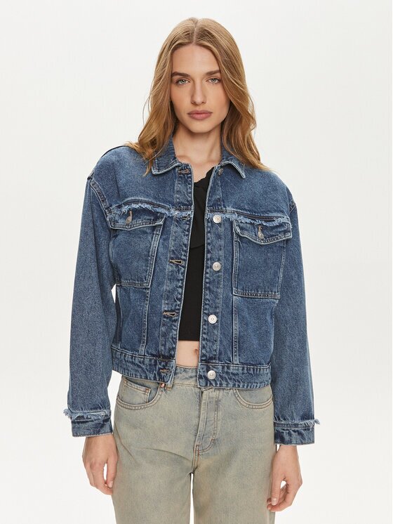 Pieces Geacă de blugi Alfi 17148808 Regular Fit