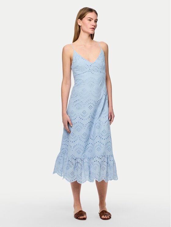 Pieces Rochie de vară Vilde 17156565 Albastru celest Regular Fit