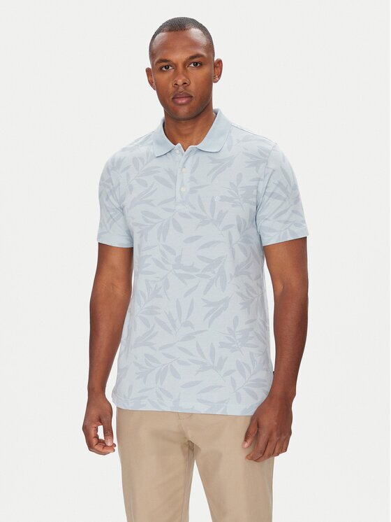 Pierre Cardin Tricou polo C5 21434.2117 Albastru celest Regular Fit